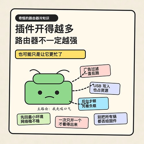 奇怪的路由器冷知识:插件开多不一定更强